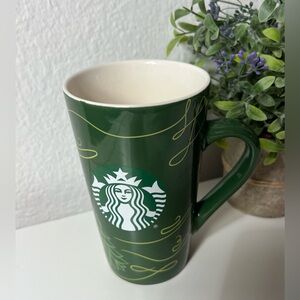 Starbucks Green Tall Holiday Christmas 2020 Logo 16oz. Coffee Tea Mug Cup Collec